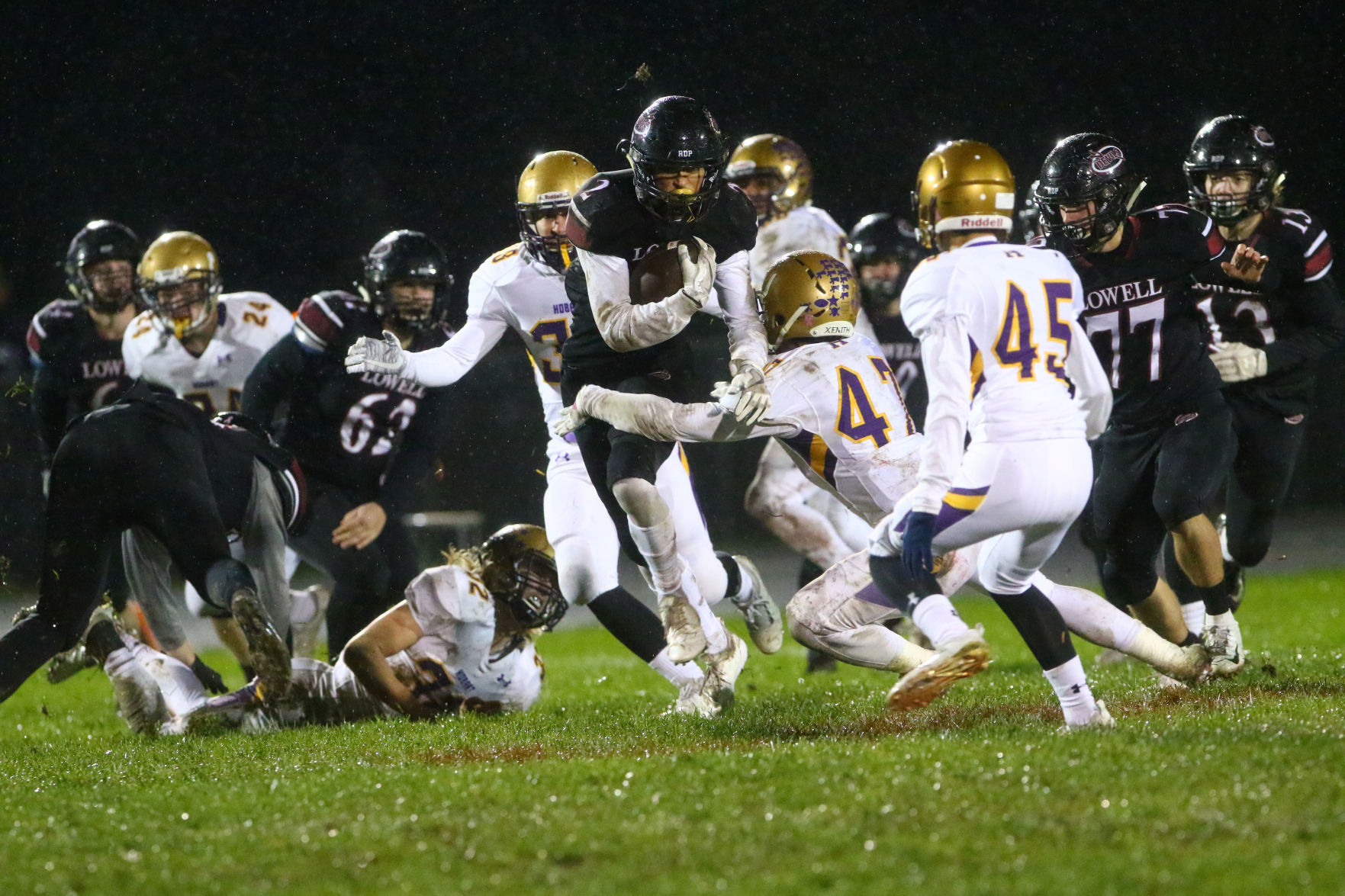 Gallery: Hobart at Lowell football